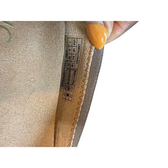 Vionic Purple Shimmery Office Work Career Caroll Almond Toe Ballet Flats Size 7 - Picture 6 of 8